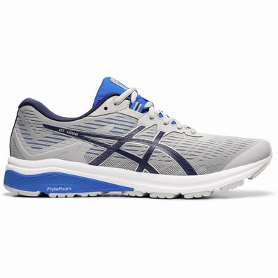 Asics Gt-1000 8 - Miesten Juoksukengät - Harmaat/Laivastonsininen